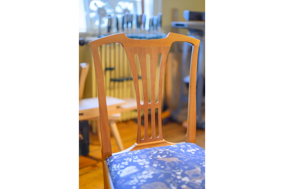 Chippendale style chair.