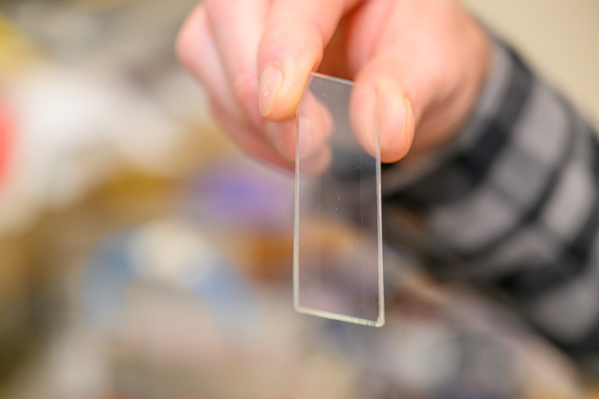 Glass test substrate