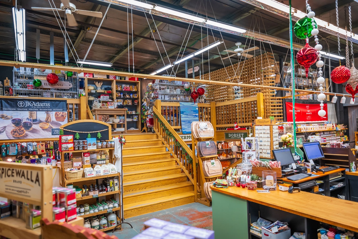 The JK Adams factory store.