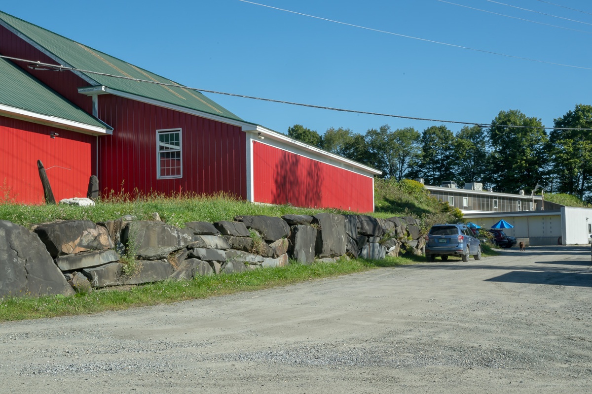 Entrance to the storage facility.<br>