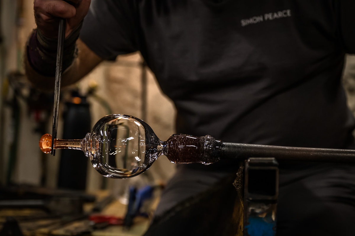 Working the stem.