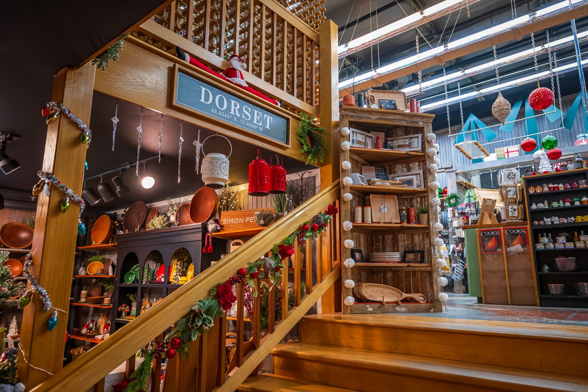 The JK Adams factory store.<br>