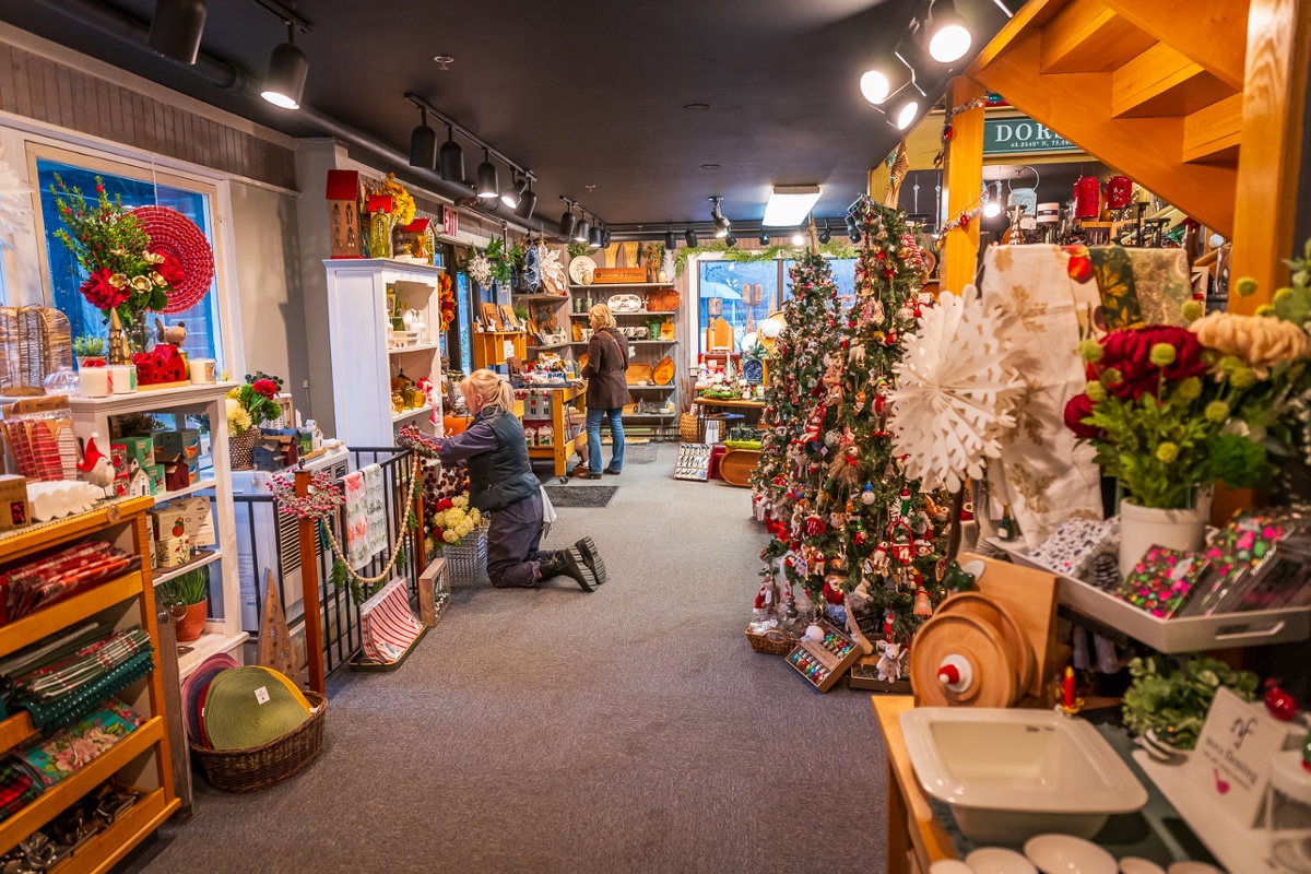 The JK Adams factory store.<br>